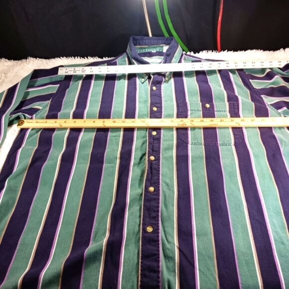 Members Only 80s Vintage XL 100% Cotton Casual Button Down Shirt Men's XL..... - Picture 7 of 10